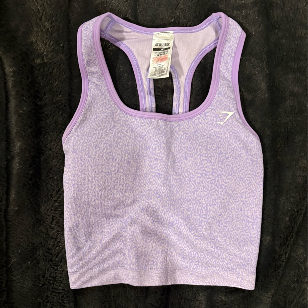 Gymshark Purple Tank Top Racerback Athletic Wear